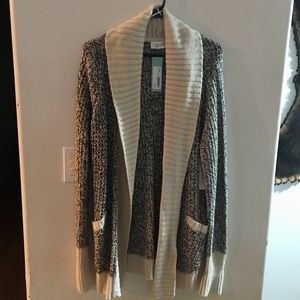 Brand new black & cream cardigan from Stitch Fix